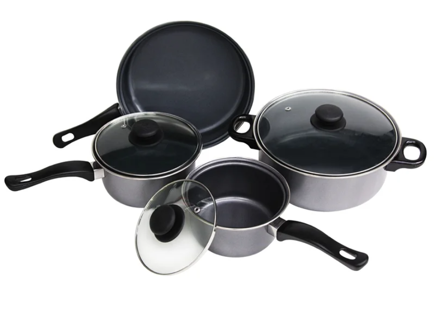 Carbon Steel Nonstick 7 Piece Cookware Set