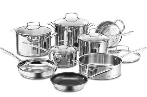 Cuisinart Professional Series 13 Piece Stainless Steel Cookware Set