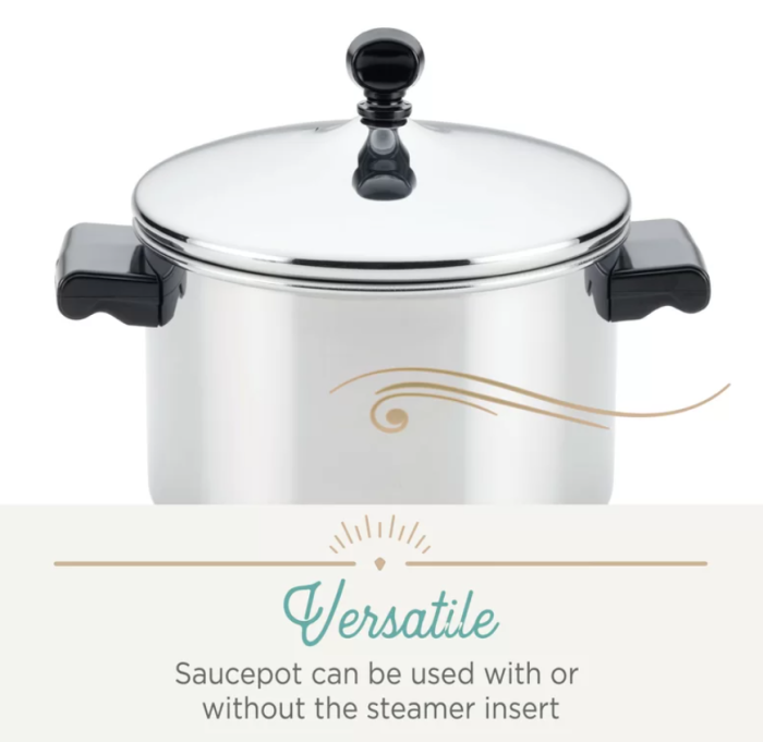 Farberware Classic Series Stainless Steel Saucepot with Lid - Image 6