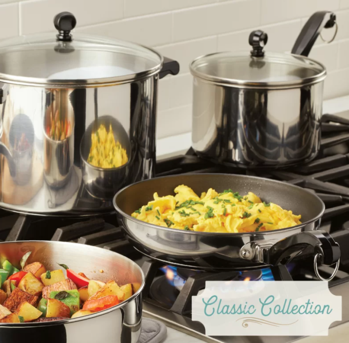 Farberware Classic Stainless Steel 11-Quart Covered Stockpot - Image 3