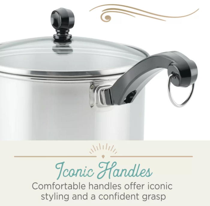 Farberware Classic Stainless Steel 11-Quart Covered Stockpot - Image 4