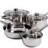Gibson 7-Piece Stainless Steel Cookware Set