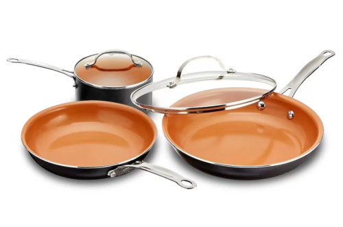 Gotham Steel College 5 Piece Aluminum Non Stick Cookware Set