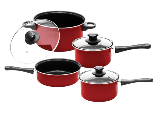 Imperial Home 7 Piece Carbon Steel Cookware Set