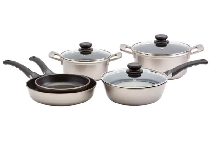 Philippe Richard 8 Pieces Aluminum Non Stick Cookware Set