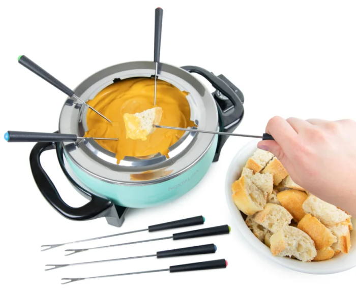 Nostalgia 1.5 qt. Metal Fondue Pot - Image 3