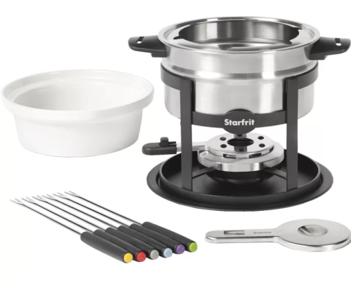 Starfrit 1.7 qt. Stainless Steel Fondue Set